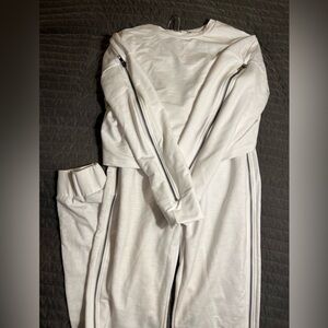 Fashion Nova White Track Pants & Joggers